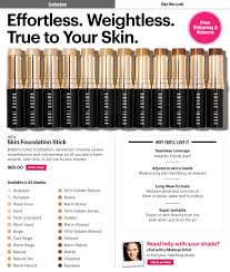 Bobbi Brown Skin Foundation Stick Color Chart In 2019