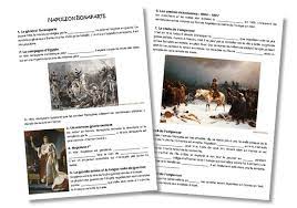 Le temps de la révolution et de l'empire. Trace Ecrite Sur Napoleon Bonaparte Cm