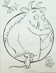 You can print or download them to color and offer them to your family and friends. Gruffalo Colouring Set Bookxcess Online