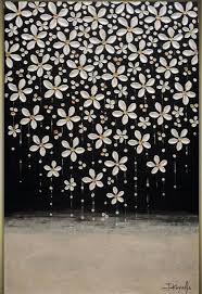 Abstract Black And White Flower Painting Pin By Pam Herrick Prophetic Art On De Aqui De Alla Modern Abstract Painting Abstract Art Painting Abstract Painting