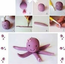 Ahtapot Yapimi Fondant Figures Fondan Rehberi