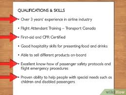 write a cv for a cabin crew position