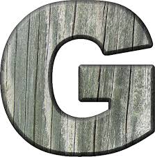 Presentation Alphabets Rough Wood Letter G Wood Letters Alphabet Rough Wood
