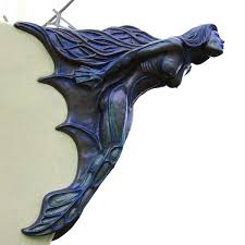 Mermaid Figurehead Kihl Studios Mermaid Sculpture Ship Figurehead Sculpture Very original hand carved mermaid sculpture, made out of one piece of solid black walnut wood. pinterest