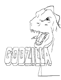 Stylized vector crocodile, zentangle isolated on white backgroun. Godzilla Coloring Pages Print Monster For Free