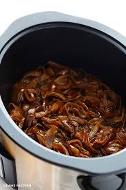 Slow Cooker Caramelized Onions Gimme Some Oven Recipe Slow Cooker Caramelized Onions Caramelized Onions Recipe Caramelized Onions
