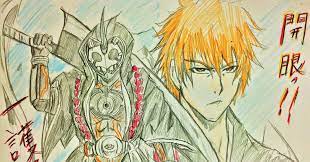 ブリーチの死神代行の黒崎一護の力を手にした仮面ライダーゴーストのオリジナルフォームを描きました 幽霊繋がりがありそうだったので それを気に描きましたw 死神 仮面ライダー イラスト イラスト