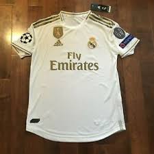 Among these offerings are everything from the signature white kits real madrid wears at estadio santiago bernabéu to a variety of team training jerseys. Adidas Real Madrid 2019 20 Home 18 Luka Jovic Players Jersey Champions League Ebay