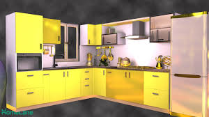 l shaped contemporary modular kitchen