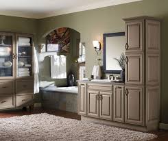 Rather than replacing the cabinets, give them a facelift with a fresh. Casual Bathroom Storage Cabinets Decora Cabinetry