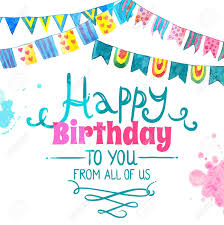 | 150 original messages for friends and loved ones. Happy Birthday From All Of Us Greeting Card Greeting Cards Invitations Patterer Home Garden