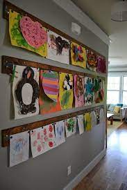 There S No Shame In Throwing Away Your Kid S Artwork Art Wall Kids Art Display Kids Diy Kids Art Display