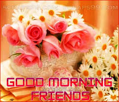 Even in a digital form, the beauty of flowers has a power to cheer us up and make our day. Friends This Banquet For U Good Morning