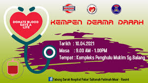Aufrufe 53 tsd.vor 3 years. Tabung Darah Hospital Pakar Sultanah Fatimah Muar Rasmi æŠ•ç¨¿ Facebook
