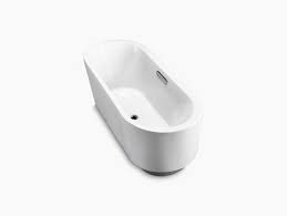 What is the longest option available within acrylic kohler bathtubs? 1 7m Oval Freestanding Acrylic Bath 18347t Kohler