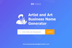 Artist And Art Business Name Generator Business Names Art Business Name Generator