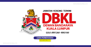 Jawatan kosong dewan bandaraya kuala lumpur. Jawatan Kosong Dbkl Dewan Bandaraya Kuala Lumpur 2020 Ambilan Terkini
