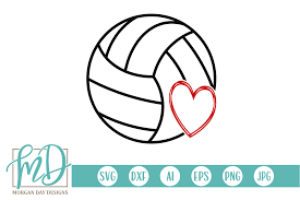 3,000+ vectors, stock photos & psd files. Volleyball Graphic By Morgan Day Designs Creative Fabrica