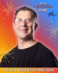 ✨ Meet the Cast of The Miss Firecracker Contest ✨ ALLEN BRYANT (Mac Sam)  has appeared in sixty-three stage productions, along with several films and  a commercial. Some of his notable credits
