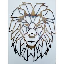 oroszlán fej rajz tablet