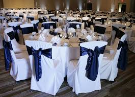 50 Polyester Wedding Banquet Chair Covers For Wedding Venue Sash Bow Runner Bodas Aniversarios Fiesta