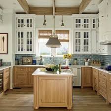 My Cabinets Go With White Counter Tops And Possibly Paint Just My Upper Cupboards Down The Road Beach House Kitchens Beach House Room Home Kitchens