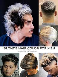 Diy icy white platinum blonde hair tutorial. Hair Color Options For Men