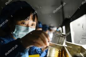Worker Checks Products Workshop Youbo Pharmaceutical Editorial Stock Photo  - Stock Image | Shutterstock