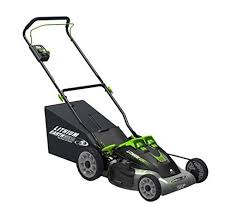 Black And Decker Cordless Lawn Mower Battery Earthwise 60420 20 Inch 40 Volt Lithium Ion Cordless Electric Lawn Mower Gas Lawn Mower Push Lawn Mower Electric Mower