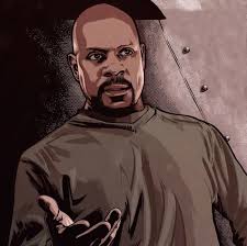 Star Trek Ben Sisko fan art 1 ｜ Original Oil Painting by Artist Monkeys