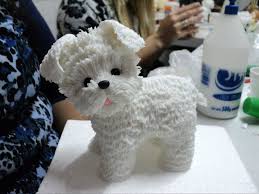 Cachorros En Fimo Perro De Fondant Animalitos En Porcelana Fria Y Figuras De Porcelana Fria