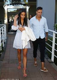 Love Island S Tayla And Grant Look Awkward Walking To Kiis Fm Love Island Cute Love Couple Tea Dress