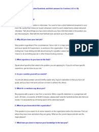 Top 50 Interview Questions And Their Answers For Freshers This Or That Questions Interview Questions Job Interview Questions