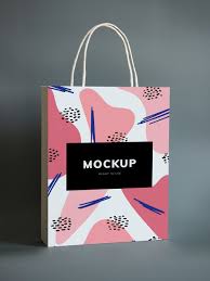 Download Colorful Shopping Paper Bag Mockup Free Image By Rawpixel Com Bag Mockup Paper Bag Design Paper Bag