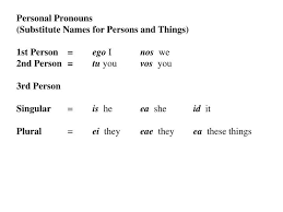 Ppt Personal Pronouns Substitute Names For Persons And
