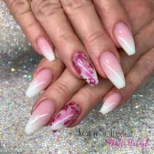 Polka dot is timeless classic whether on clothes, accessories or nails. 21 Ways To Wear Pink And White Ombre Nails Page 2 Of 2 Stayglam