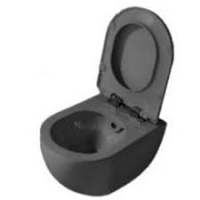 Xl cuvette wc suspendue noir avec abattant. Geberit Duofix Pack Wc Cuvette Suspendu Rimless Noir Mat Avec Fonction Bidet Et Touche Noir Complet