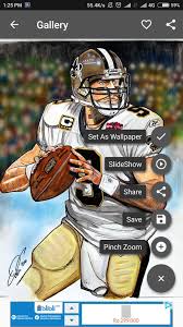 Here is a hd wallpaper of nfl drew brees breesus. Drew Brees Wallpaper Fur Android Apk Herunterladen