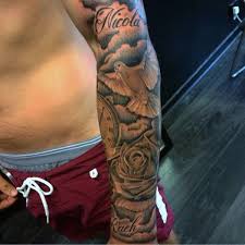 Rose tattoos for men can encompass traditional red designs or little, simple ideas. Sleeve Tattoos For Men Tattoo Designs Ideas