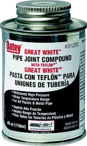 Convenient construction, pipe angle can be adjusted without winding. Oatey 31230 Great White Pipe Joint Compound Pipe Dope 038753312309 1