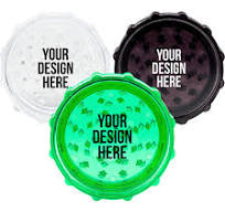 Customized Plastic Grinders (0.875" x 0.875" x 3" Dia.)