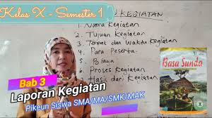 Peringatan maulid nabi muhammad saw smp negeri 1 cisaat. Materi Bahasa Sunda Smk Kelas X Semester 1 Bab 3 Laporan Kegiatan Bagian Pertama Youtube