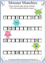 Math only math is based on the premise that children do not make a distinction between play and work and learn best when learning becomes play. Missing Numbers Counting Worksheets