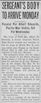 SSGT Albert M Edwards (1923-1945)