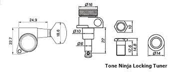 Classic pedestal base round dining table with integral extension leaf that sits neatly within the table when not in use. Genuine Tone Ninja 19 1 Locking Tuners 6 Inline Staggered Set Black Sporthitech