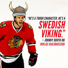 Niklas hjalmarsson (born june 6, 1987 in eksjö, sweden) is a swedish ice hockey defenseman currently playing for the chicago blackhawks. Chicago Blackhawks On Twitter Just A Few Hours To Go Before Niklas Hjalmarsson And The Blackhawks Take On The Wild In Game 3 Becauseitsthecup Http T Co P0se0cw37n