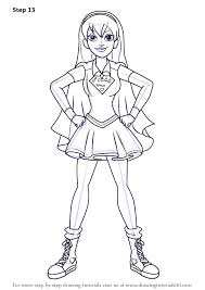 690x951 supergirl coloring pages for the home supergirl. Learn How To Draw Supergirl From Dc Super Hero Girls Dc Super Hero Girls Step By Step Drawing Tu Girl Superhero Superhero Coloring Pages Superhero Coloring