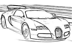 Bugatti coloring page interesting free printable pages for. Bugatti Veyron Sports Car Drawing Easy Novocom Top