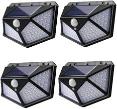 Check that the light does come on. 100 Led Solar Motion Sensor Lights Outdoor Eicaus Wireless Weatherproof Solar Powered Lights For Steps Yard Garage Porch Patio Ip65 Waterproof With Wide Angle 4 Pack Black Amazon Com