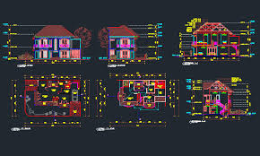 Tugas proyek membuat denah rumah. Denah Rumah 2 Lantai Ukuran 7x13 Dwg Sisipil Com